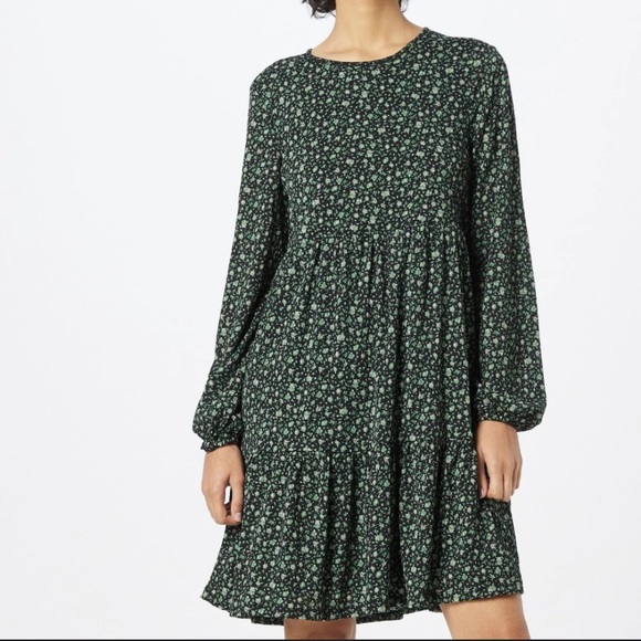 ONLY brand tiered long sleeve mini dress - Picture 2 of 12